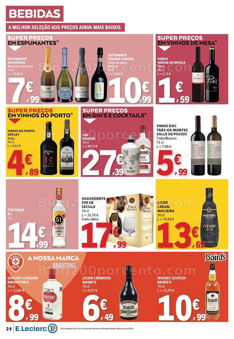 Antevisão Folheto E-LECLERC Promoções de 19 a 25 março